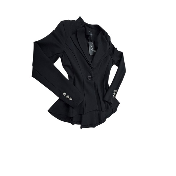 noir Elegant Black Women's Blazer - Picture 4 of 11
